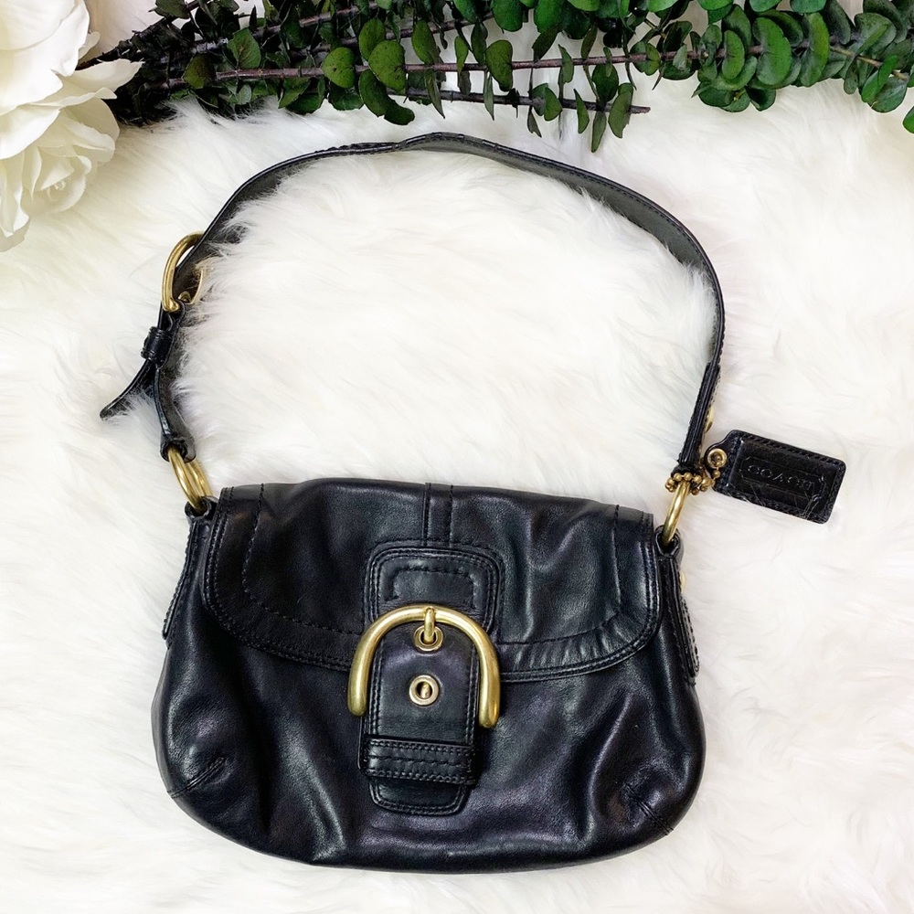 Coach Vintage Soho Front Flap Leather Handbag